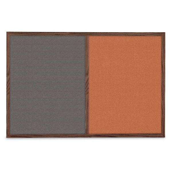Slim Style Indoor Enclosed Corkboard, 36